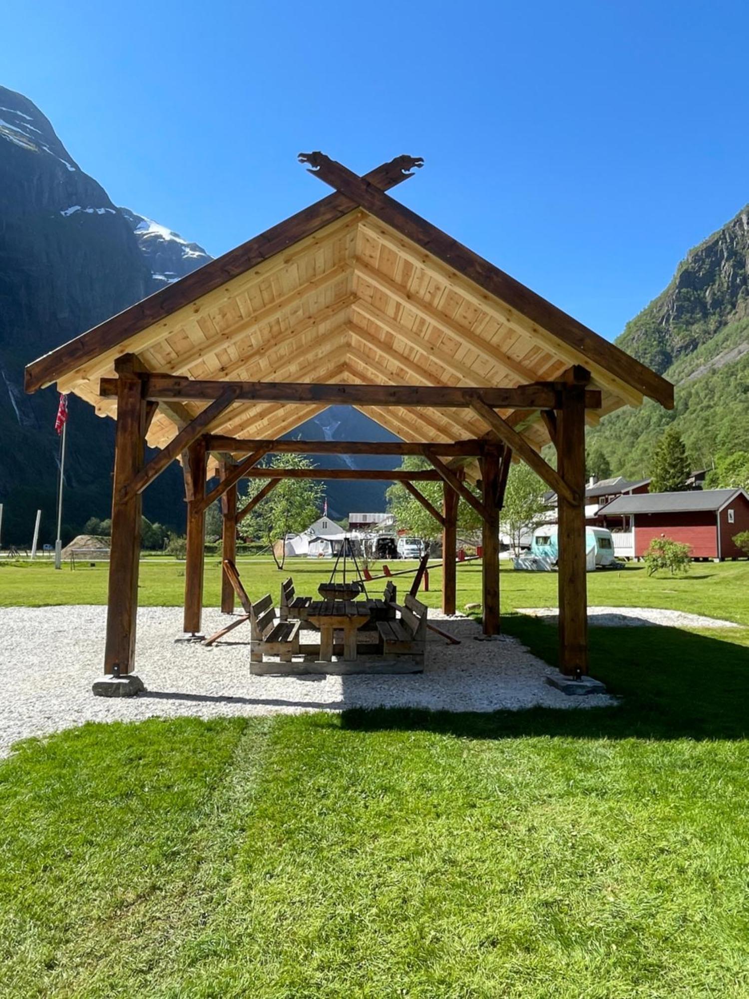 Gudvangen Camping Bagian luar foto