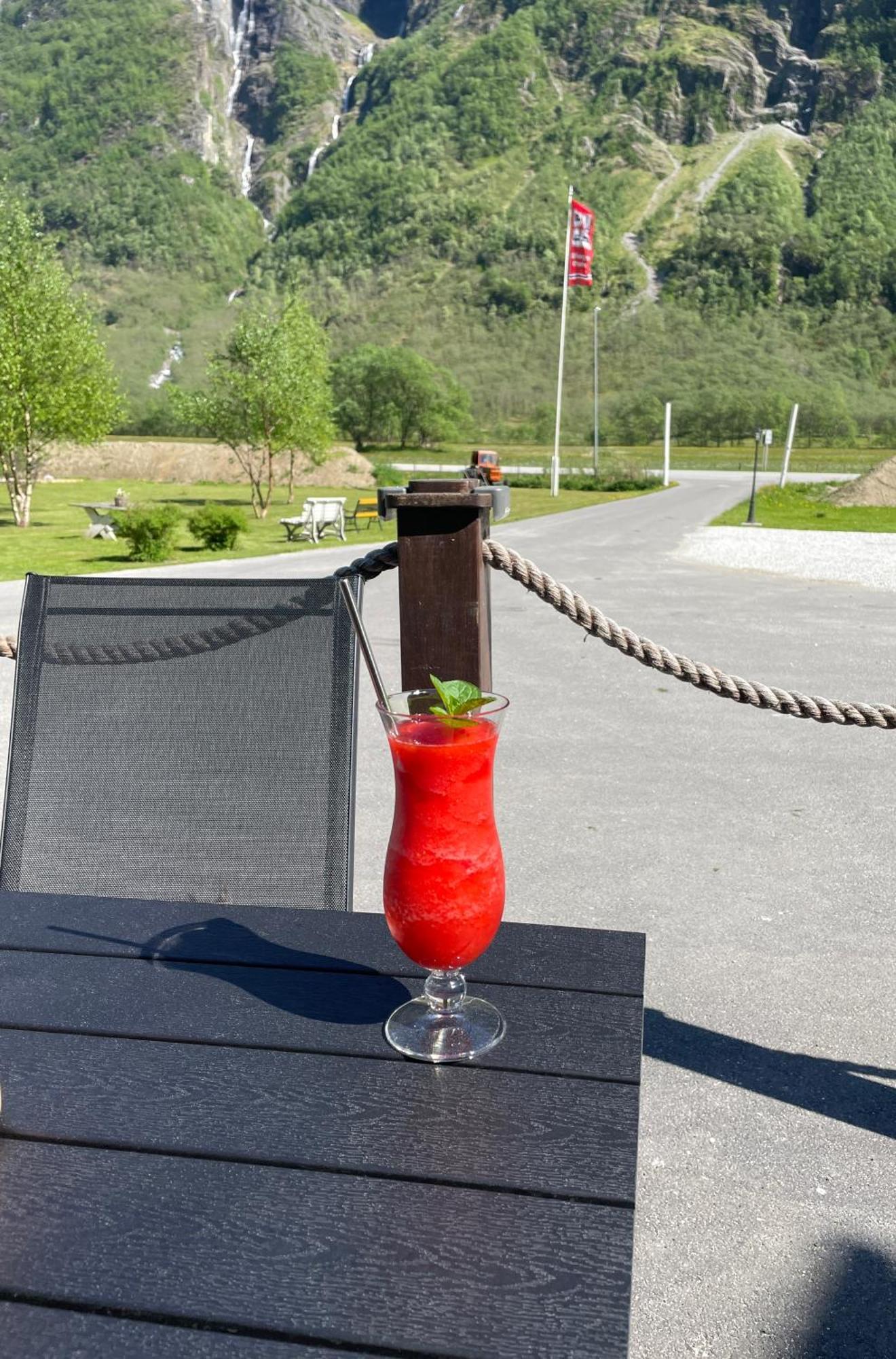 Gudvangen Camping Bagian luar foto