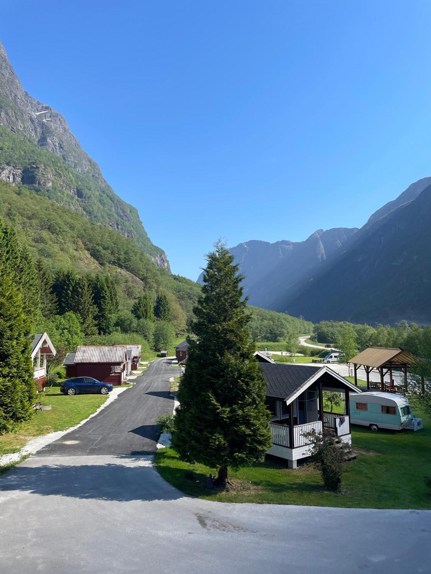 Gudvangen Camping Bagian luar foto