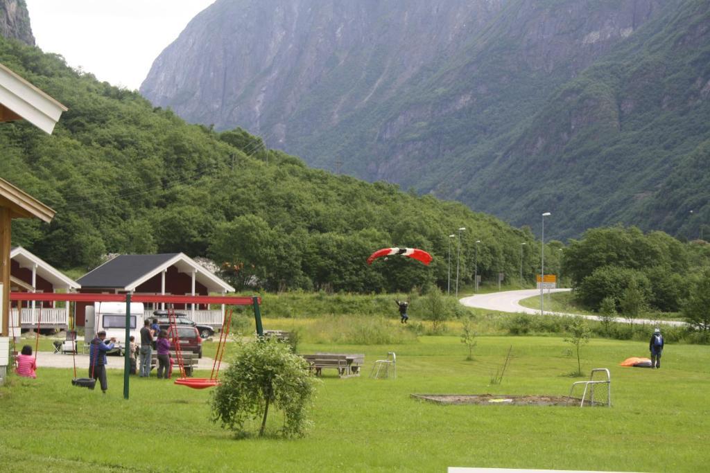 Gudvangen Camping Bagian luar foto